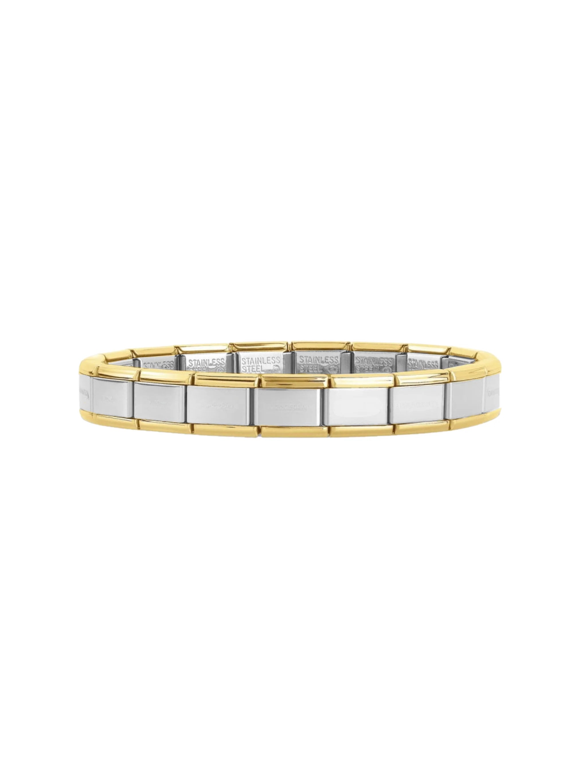 Brazalete italiano plata con dorado