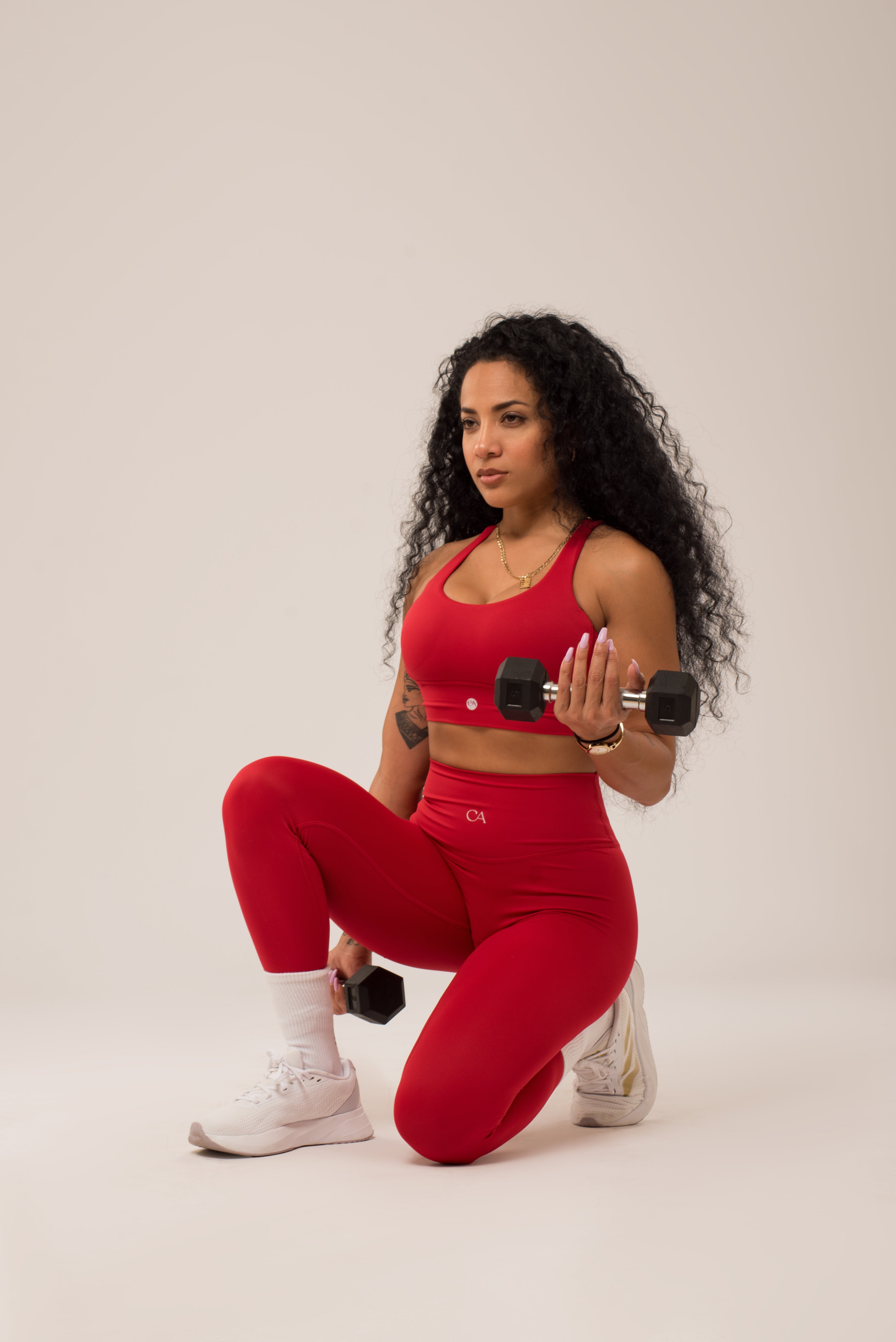 Set Legging Cherry Red