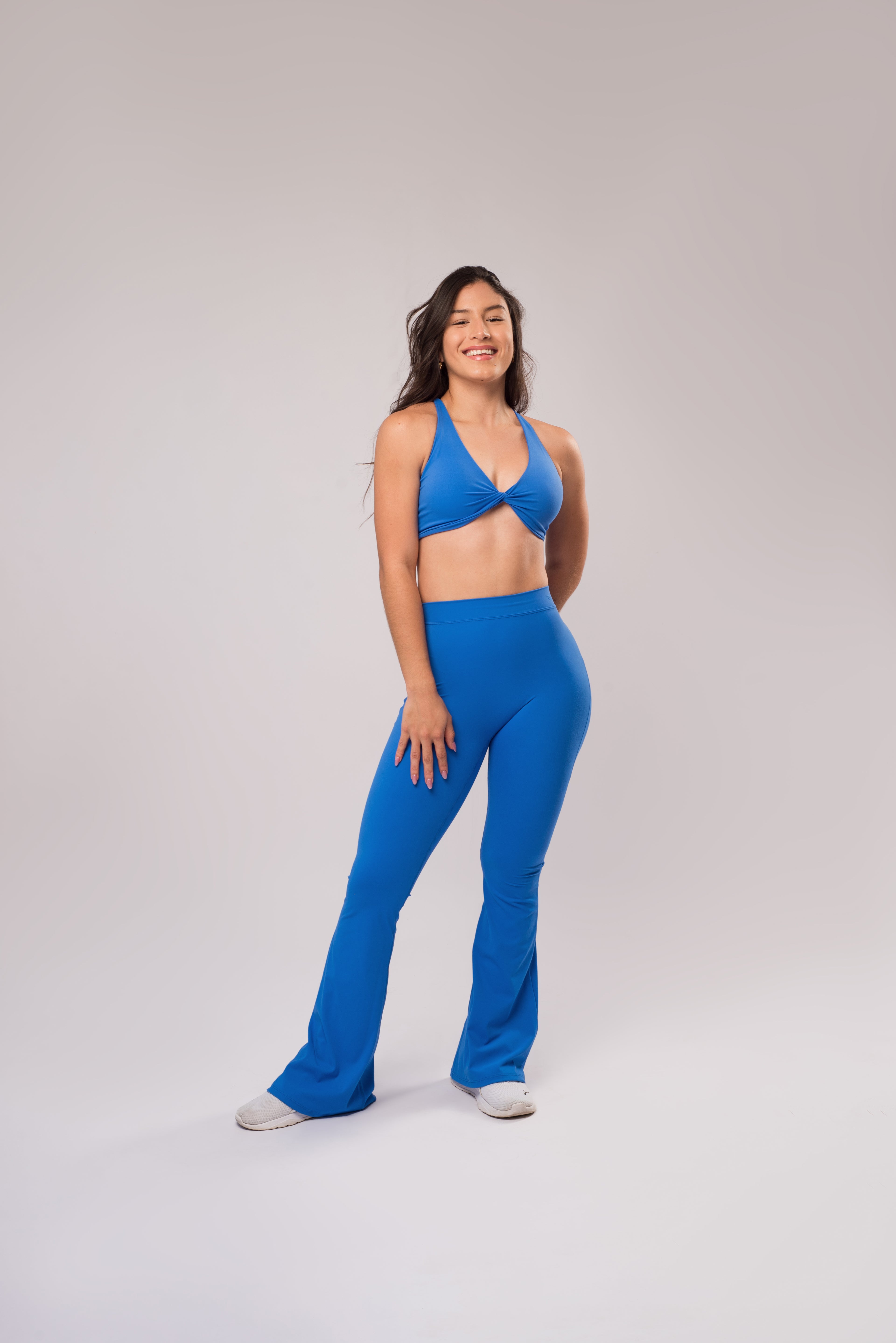 Set Legging Acampanado Electric Blue
