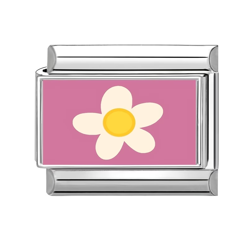 Charm flor rosa