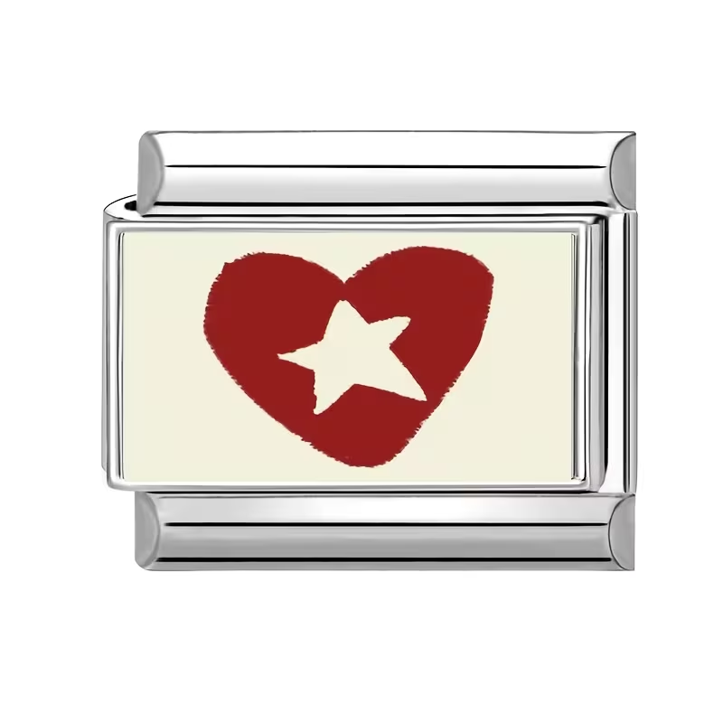 charm red star